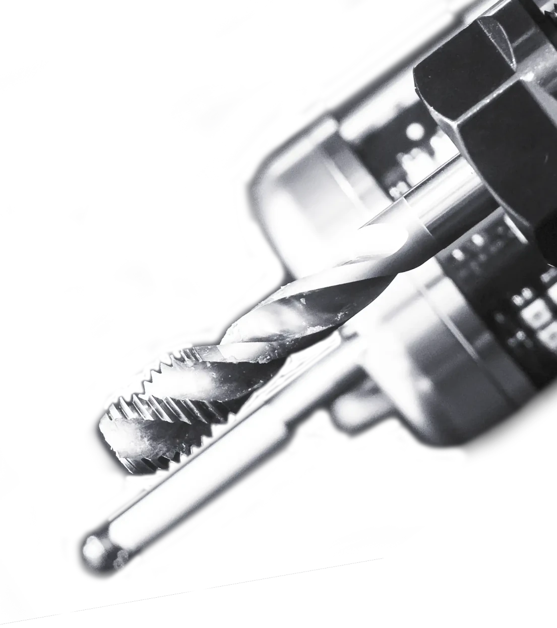 Drill on a CNC milling machine