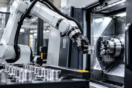 Standard bot used for automated machine tending